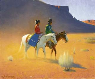 Gerard Curtis Delano - Desert Travellers