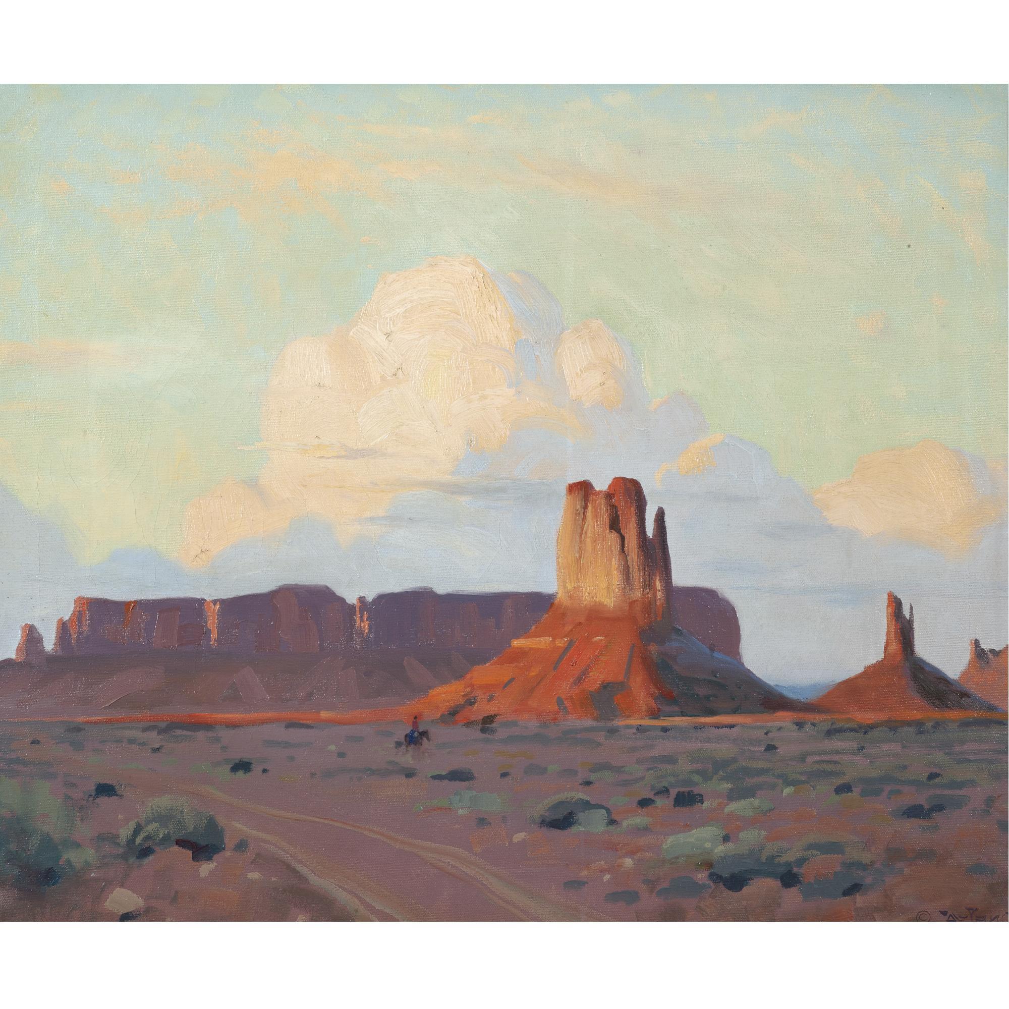 Gerard Curtis Delano - Sundown In Monument Valley, Utah