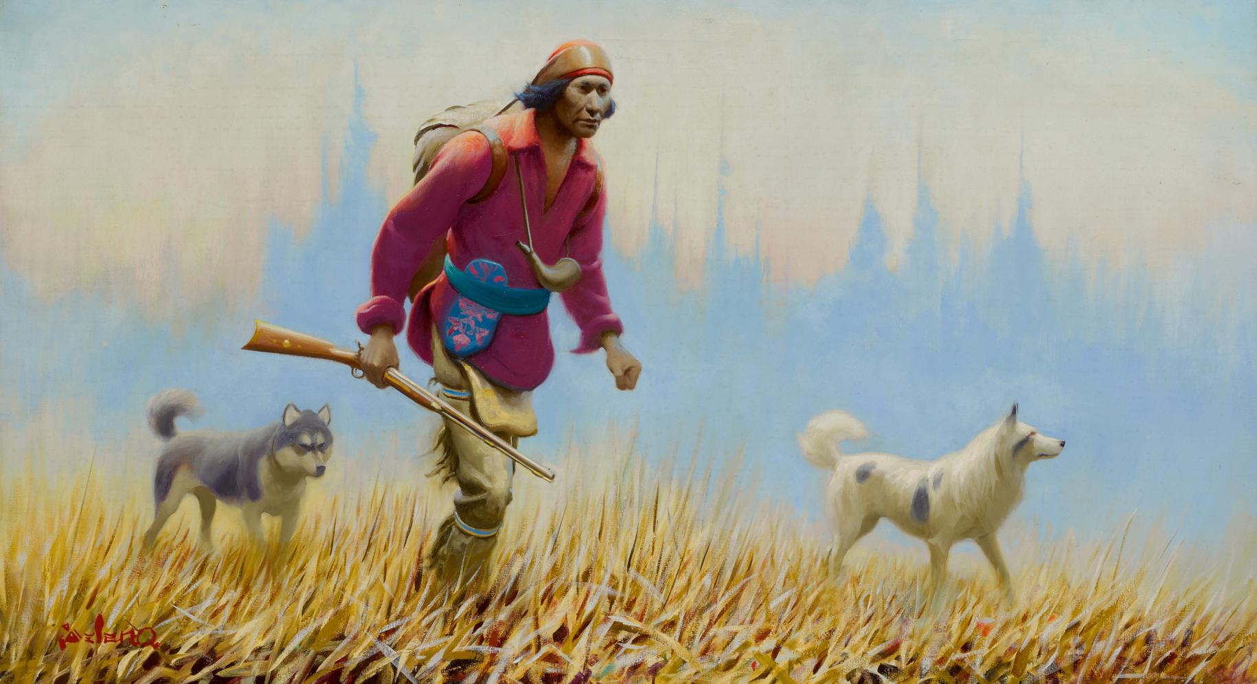 Gerard Curtis Delano - The Forest Fire