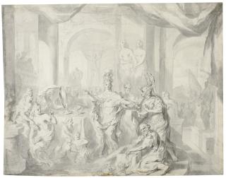 Gérard De Lairesse - Achilles Among The Daughters Of Lycomedes