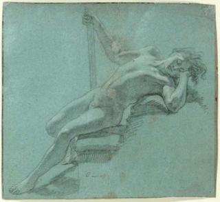 Gerard de Lairesse - Study of a male nude, said to be Endymion