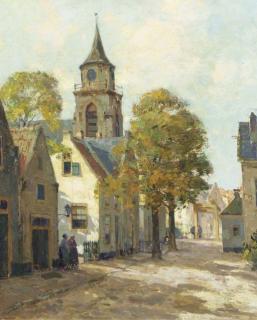 Gerard Delfgaauw - Sunny Day In A Dutch Village