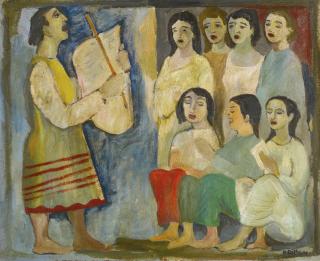 Gerard Dillon, R.H.A., R.U.A. - Luton Girls Choir