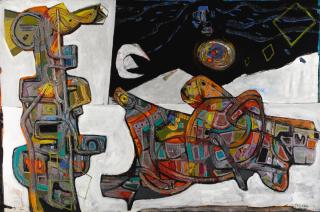 Gerard Dillon - Abstract By Night