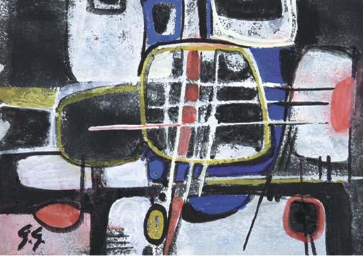 Gèrard Grassére - Abstract composition