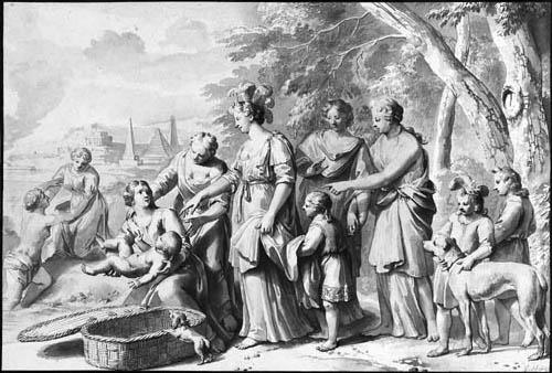 Gerard Hoet - The Finding of Moses