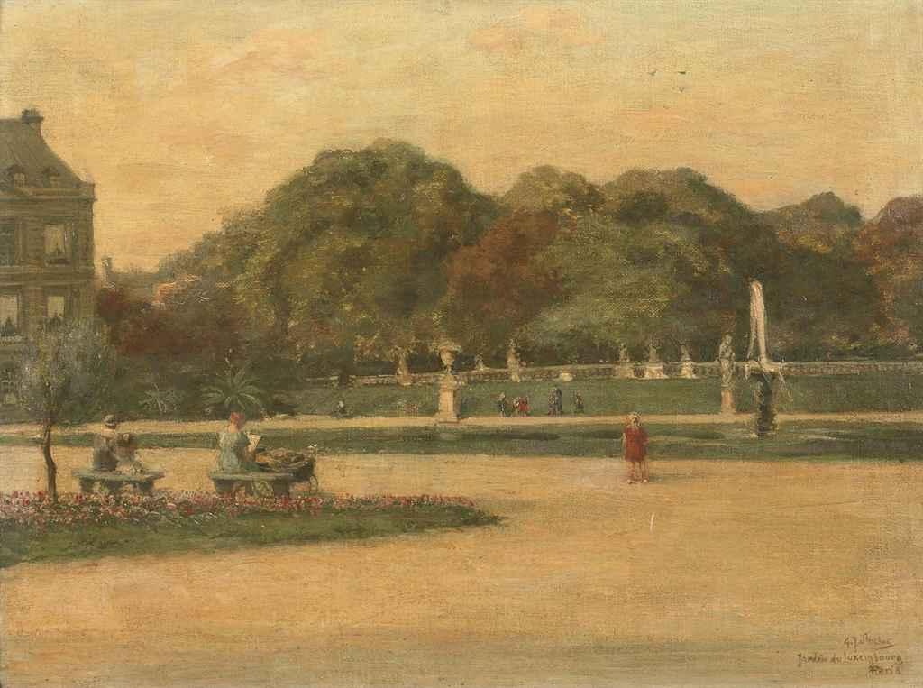 Gerard Johan Staller - Jardin du Luxembourg, Paris