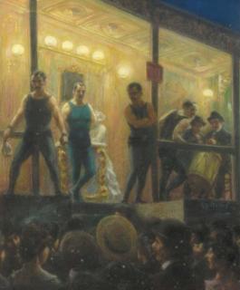 Gerard Johan Staller - Wrestlers at a fair