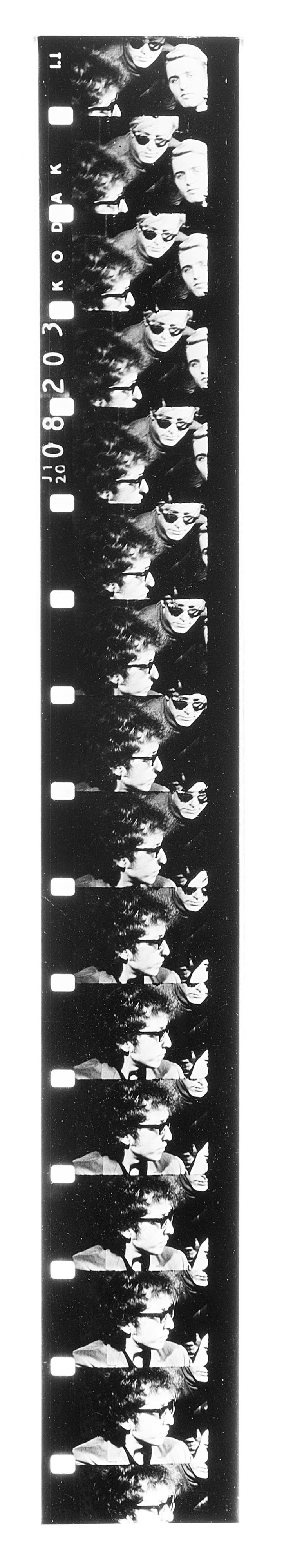 Gerard Malanga - Bob Dylan visits the factory with Andy Warhol 1965