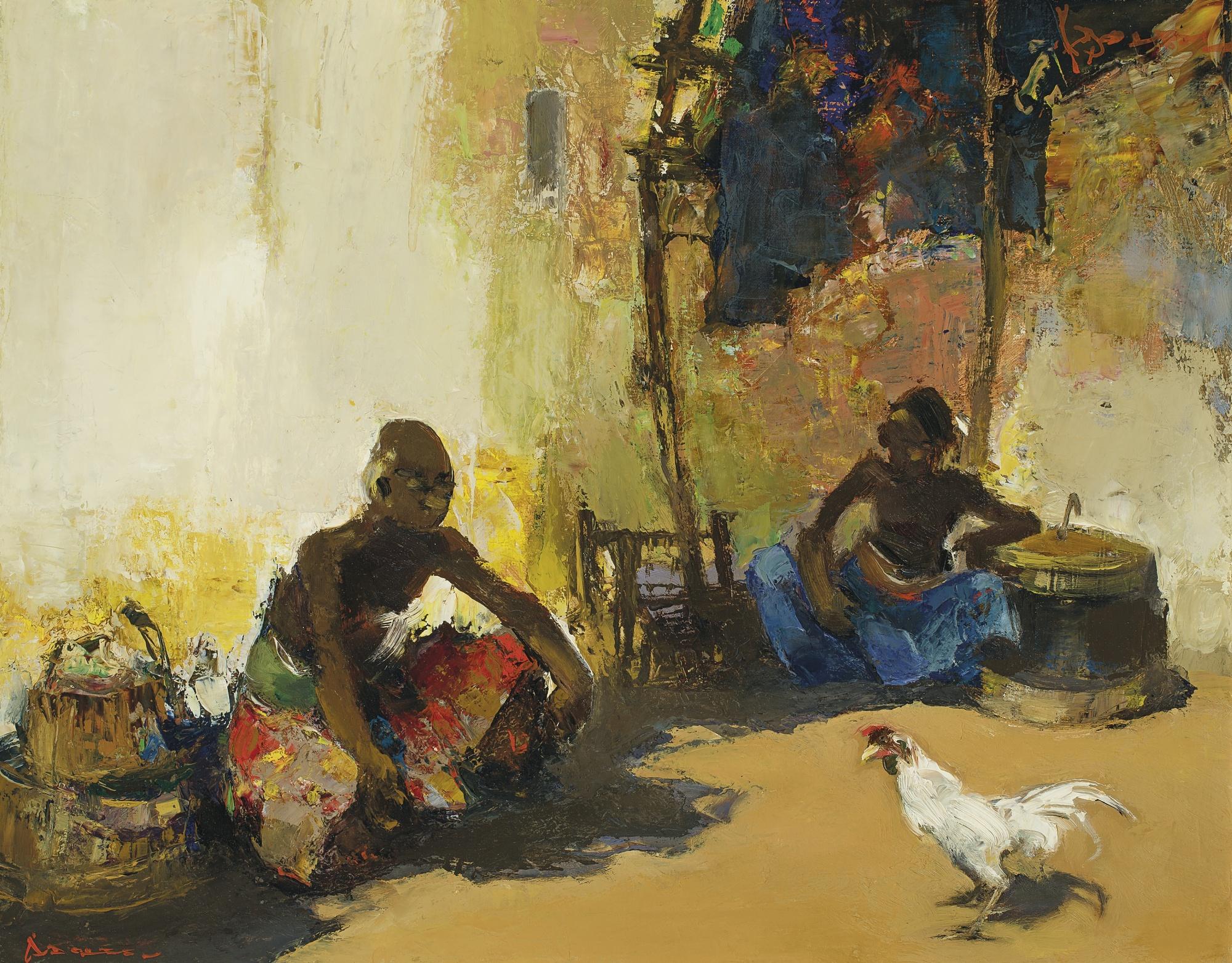 Gerard Pieter Adolfs - Cockfight