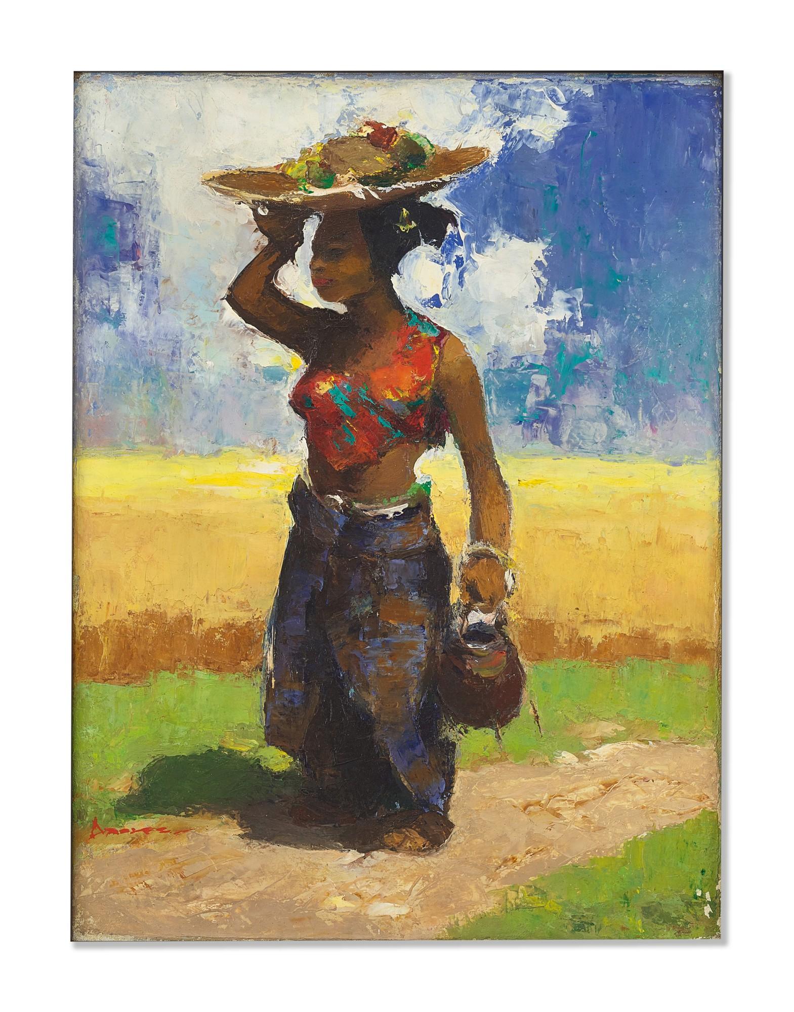 Gerard Pieter Adolfs - Marketvrouw Vendeuse - Java (Javanese Market Vendor)