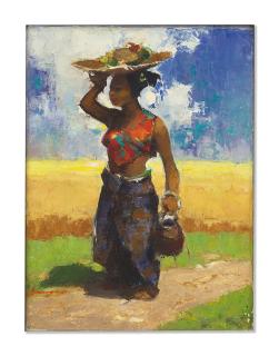 Gerard Pieter Adolfs - Marketvrouw Vendeuse - Java (Javanese Market Vendor)