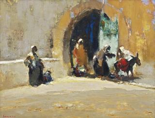 Gerard Pieter Adolfs - Scenery Arabe