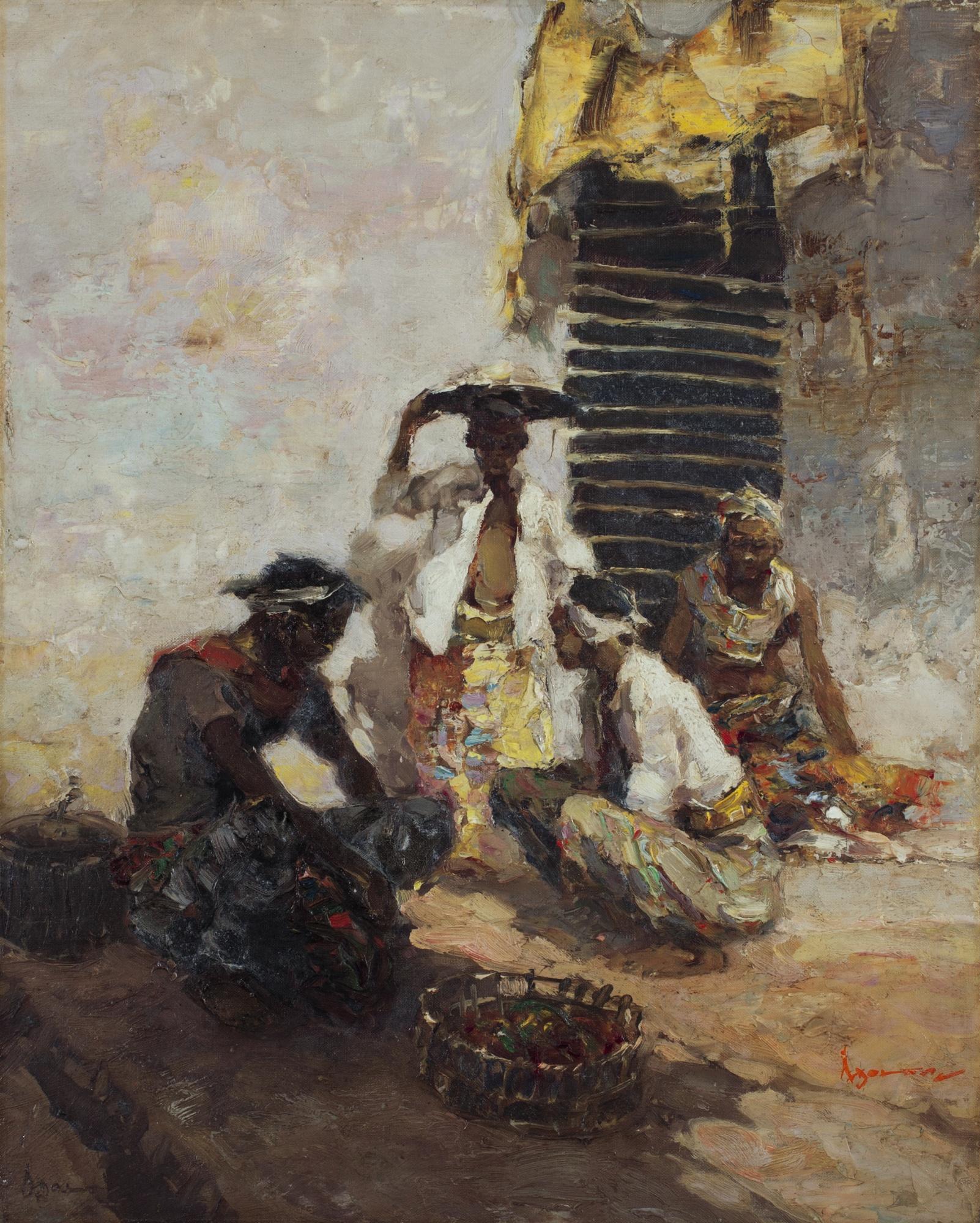 Gerard Pieter Adolfs - Sitting Men