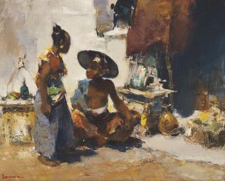 Gerard Pieters Adolfs - Market Scene