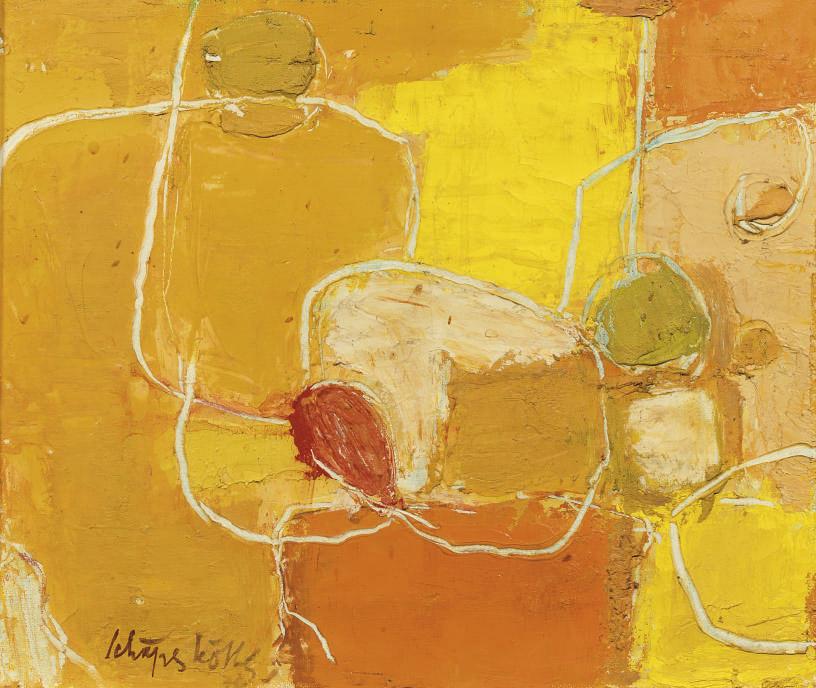 Gerard Schäperkötter - Composition in orange and yellow