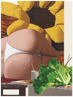 Gérard Schlosser - Amadeussigned, Titled And Dated 2006 On The Back; Acrylic On Sandy Canvas.