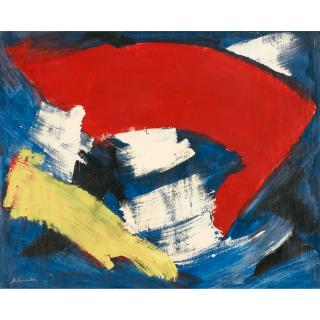 Gérard Schneider - Abstrakte Komposition, 1966 Abstract Composition, 1966