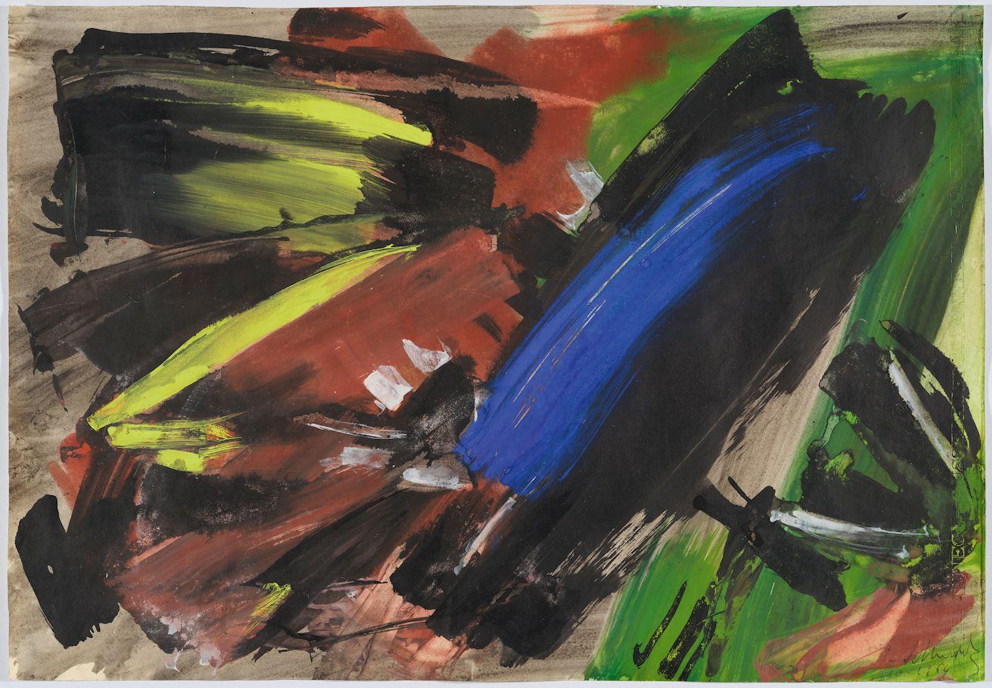 Gérard Schneider - Ohne Titel. 1964.