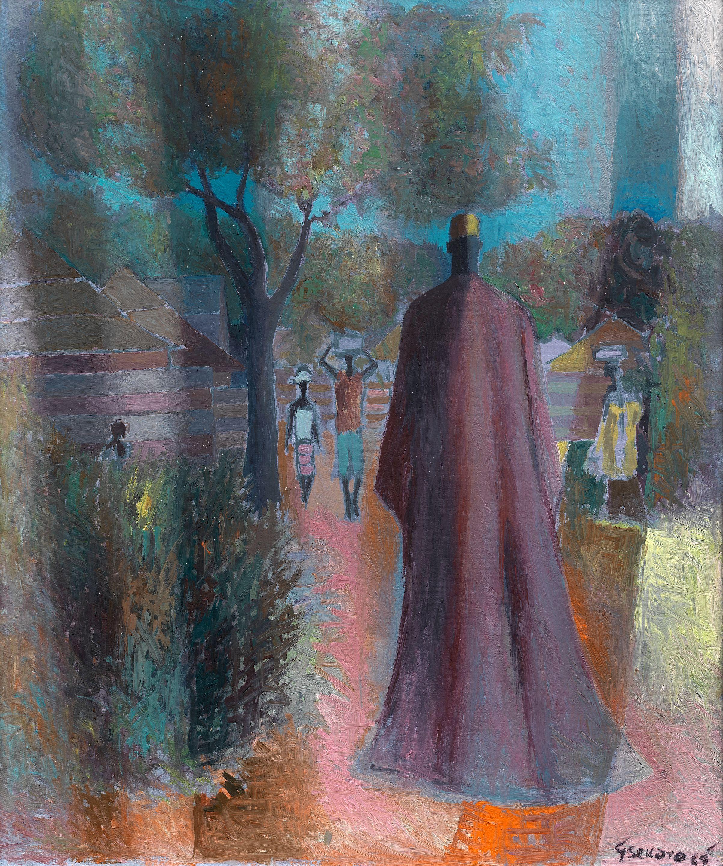 Gerard Sekoto - A Senegal village path