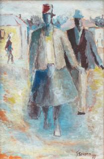 Gerard Sekoto - African street scene