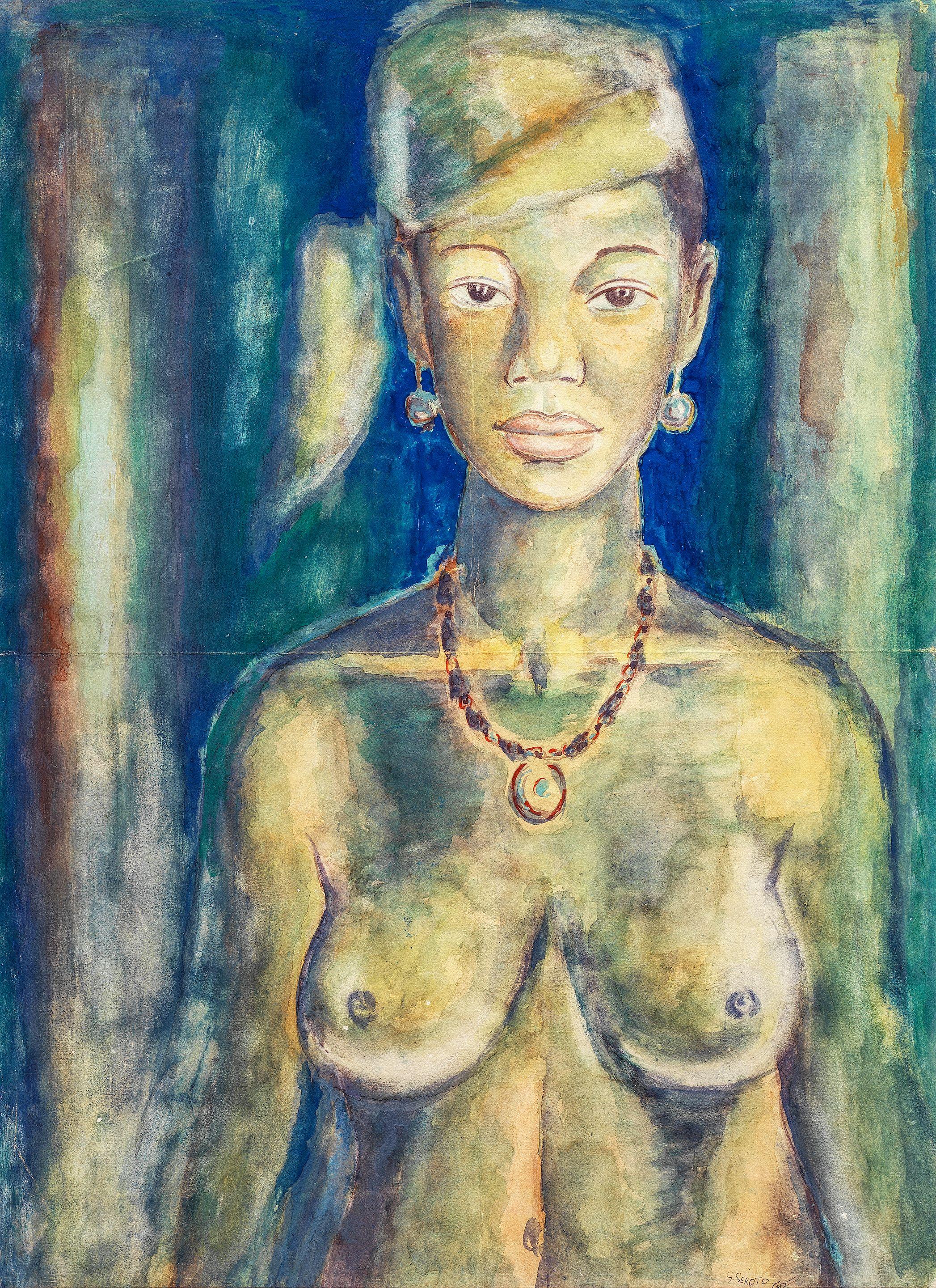 Gerard Sekoto - Nude Study