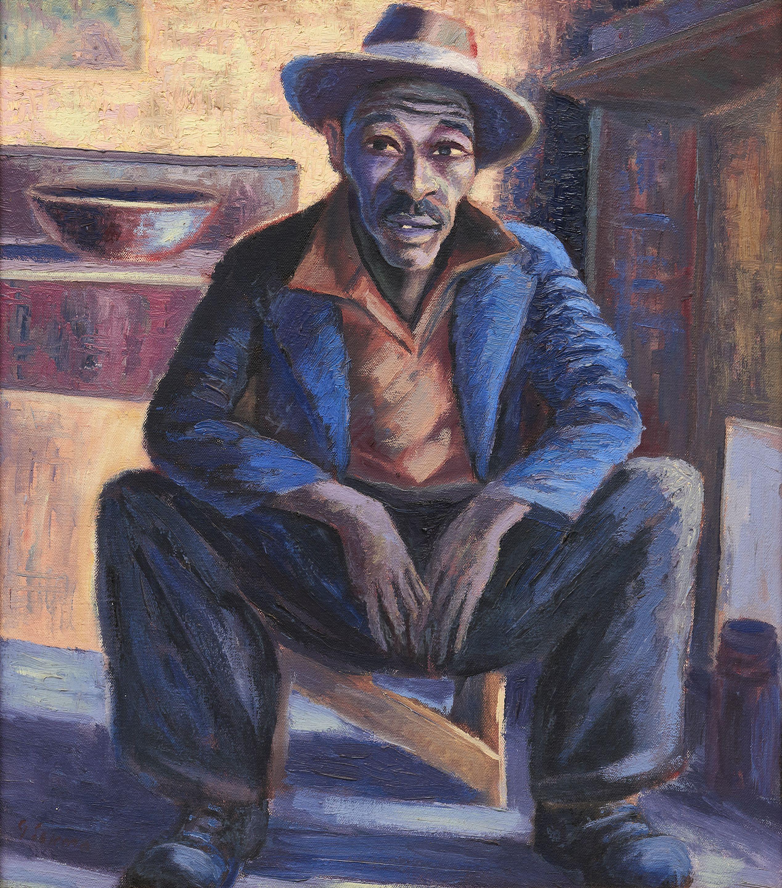 Gerard Sekoto - Portrait of a man (Lentswana)