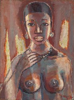 Gerard Sekoto - Portrait Of A Woman