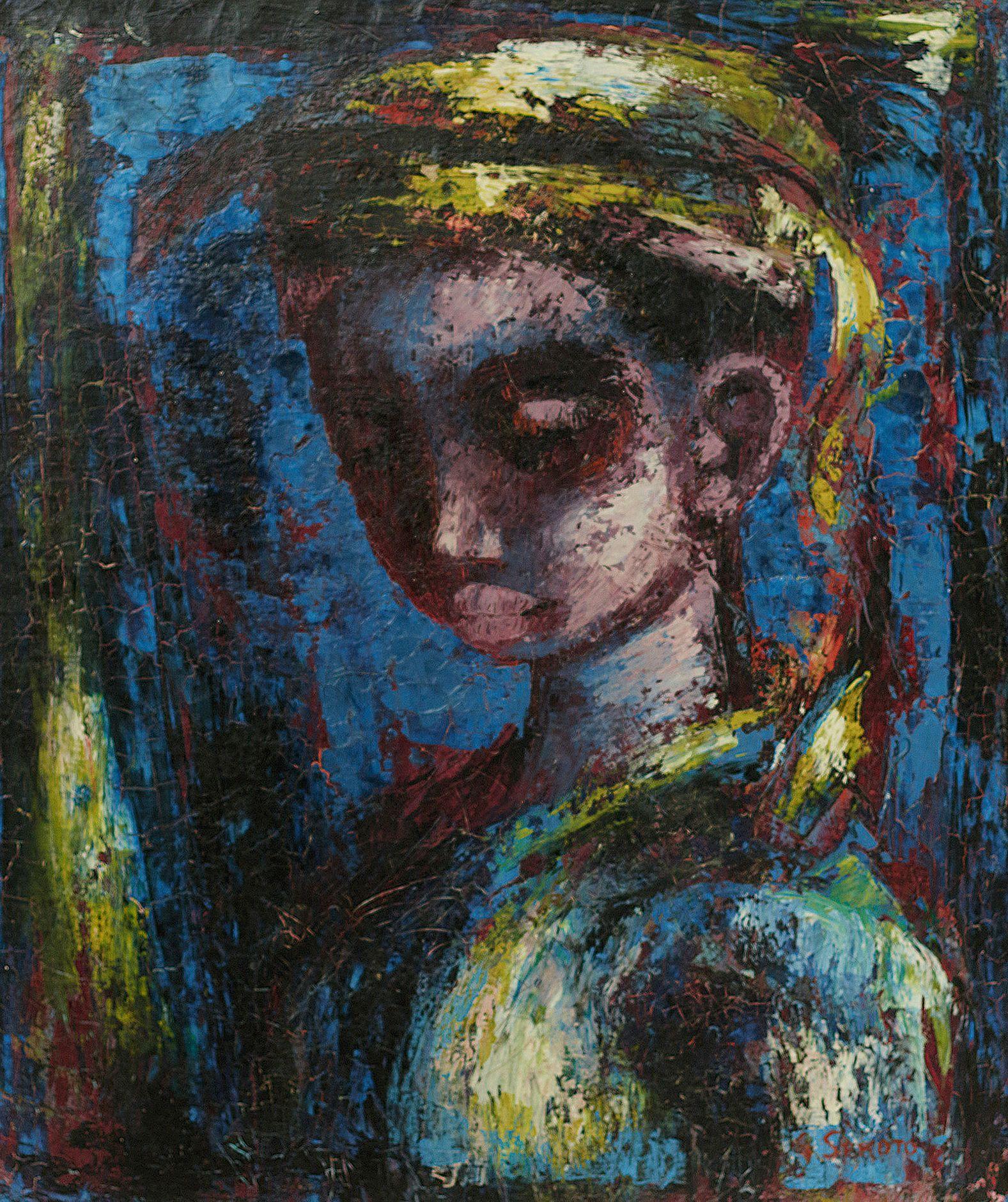 Gerard Sekoto - Portrait of a youth