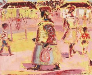 Gerard Sekoto - The Afternoon