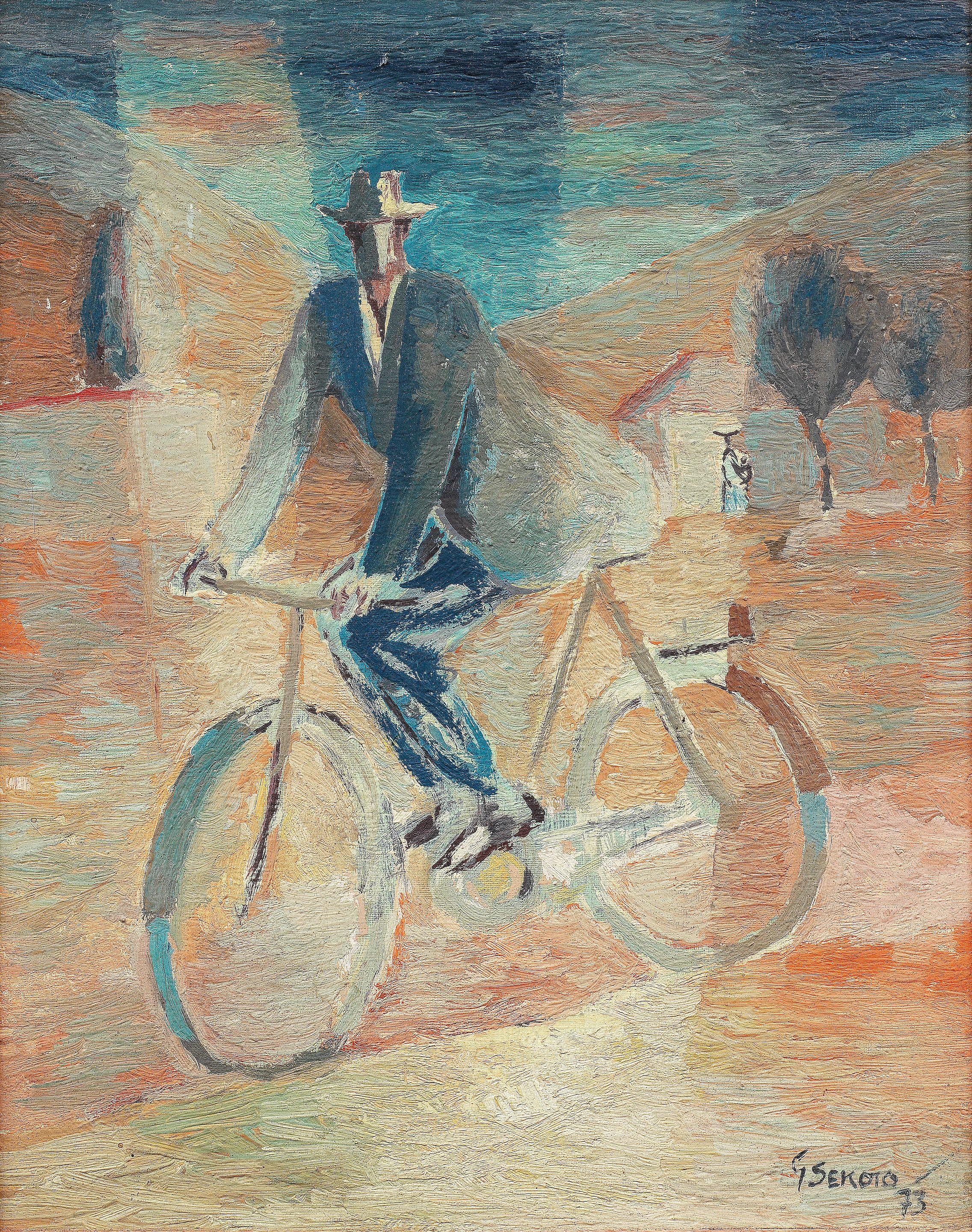 Gerard Sekoto - The Bicycle