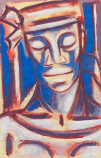 Gerard Sekoto - Woman\'s head