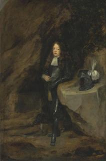 Gerard Ter Borch Ii - Portrait of a young man in armor (Cosimo III de\' Medici?)