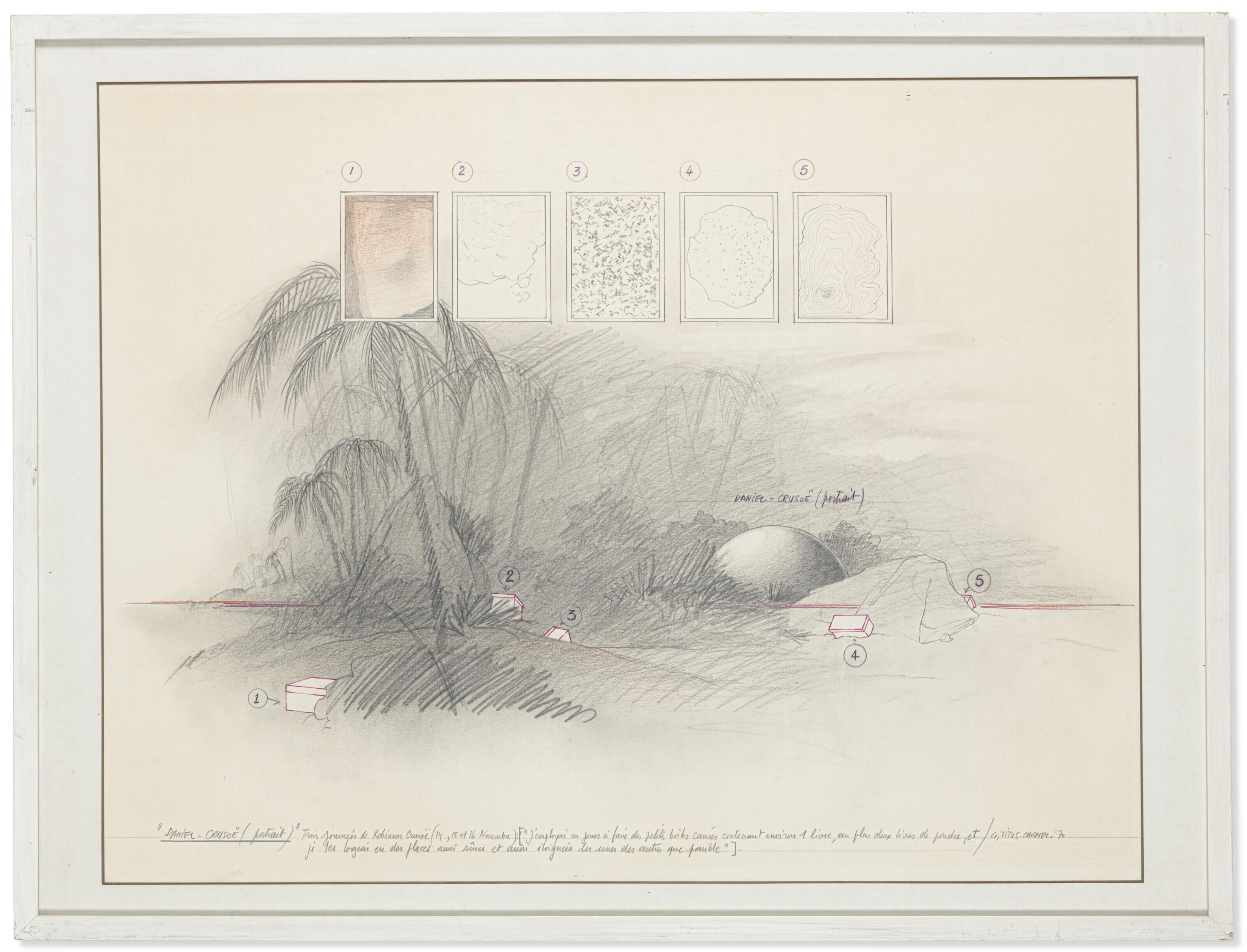 Gérard Titus-Carmel - Daniel - Crusoë (Portrait)