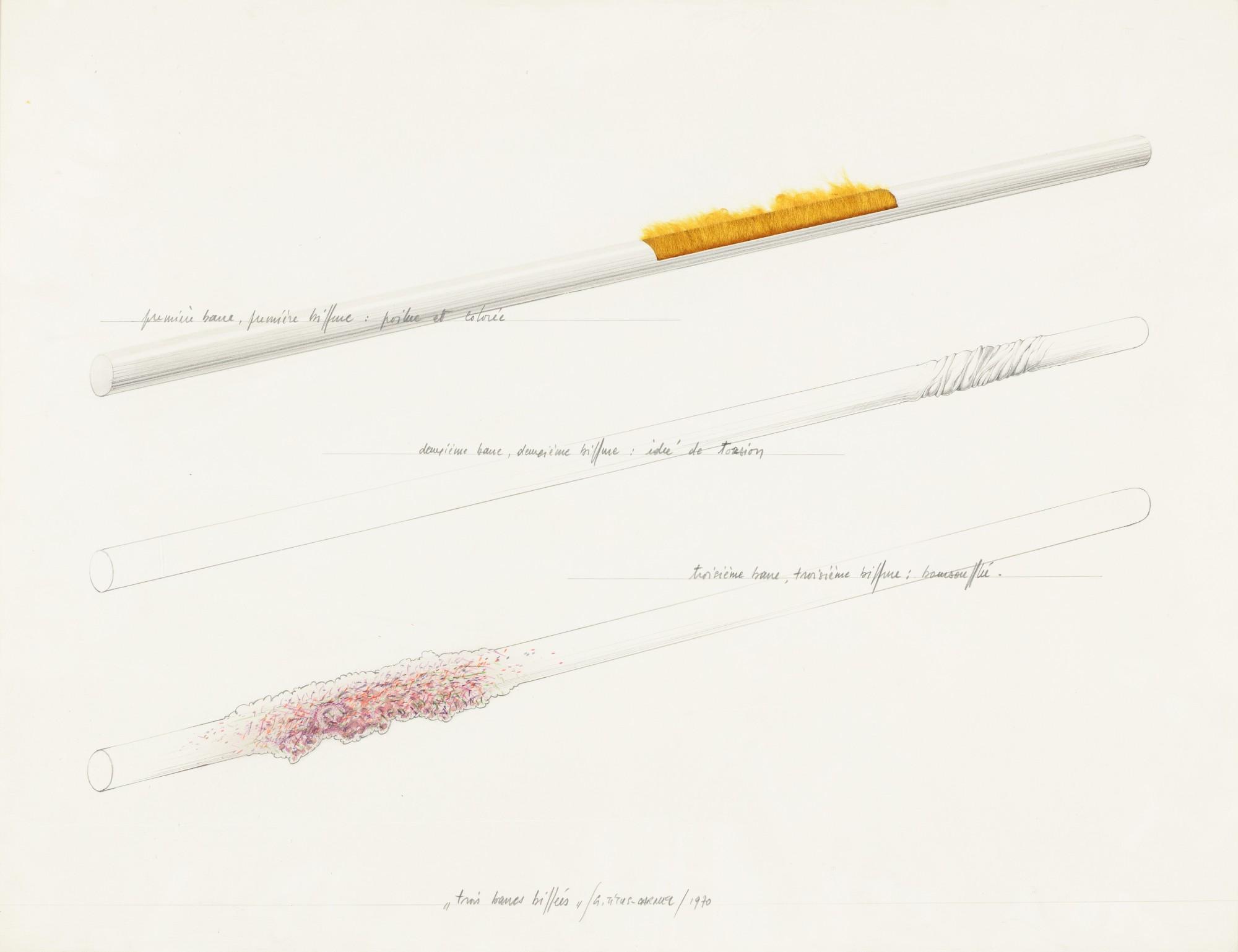 Gérard Titus-Carmel - Trois barres biffées