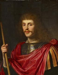 Gerard Van Honthorst - Bildnis eines Mannes in der Gestalt eines römischen Feldherrn.