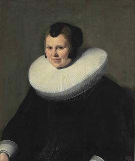 Gerard Van Kuijl - Portrait of a woman, half-length, possibly Madame de Montrouge