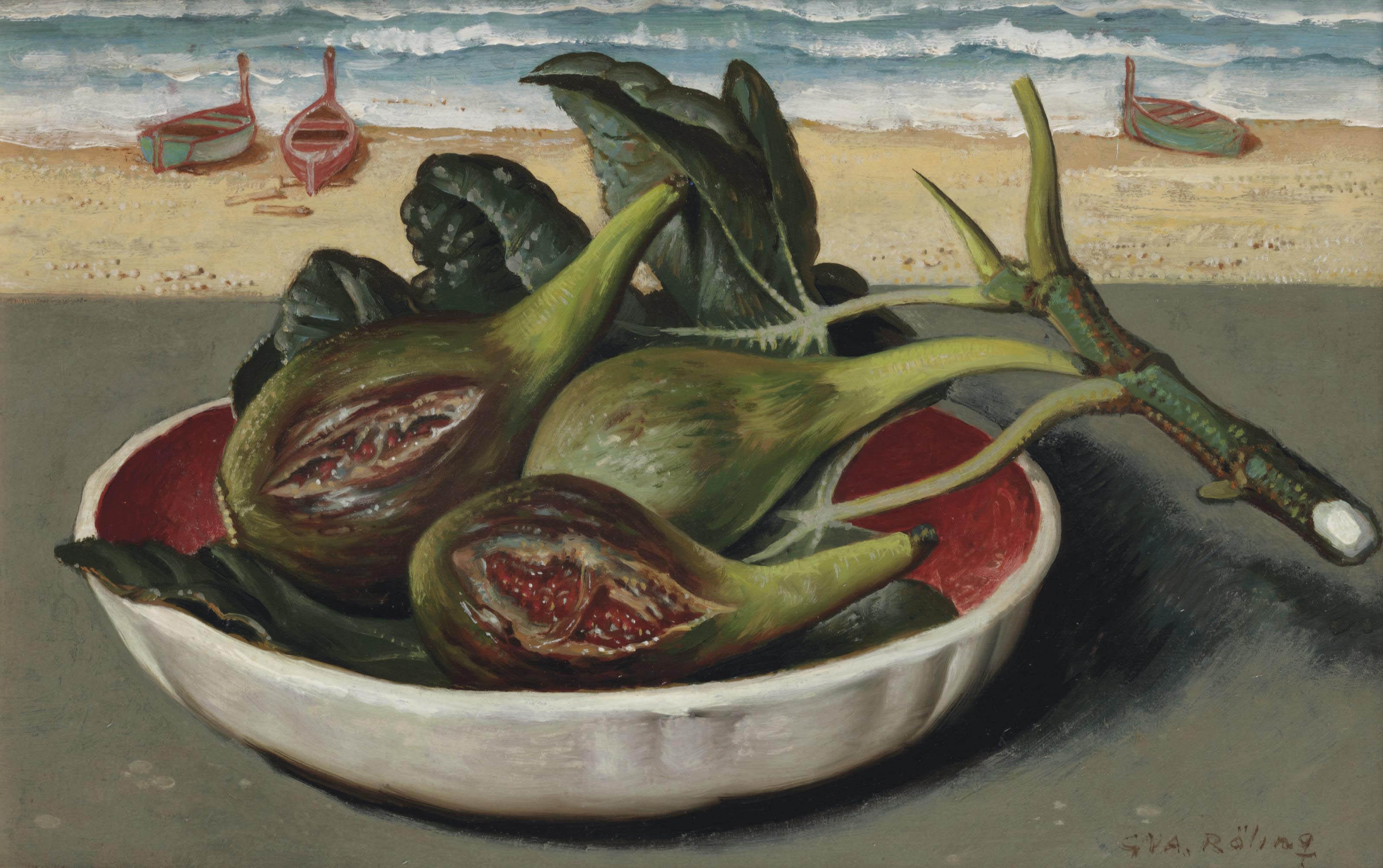 Gerard Victor Alphons Röling - A still life with figs