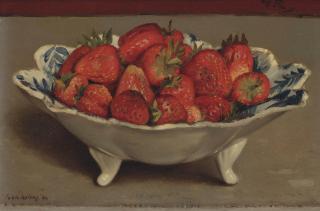 Gerard Victor Alphons Röling - A still life with strawberries