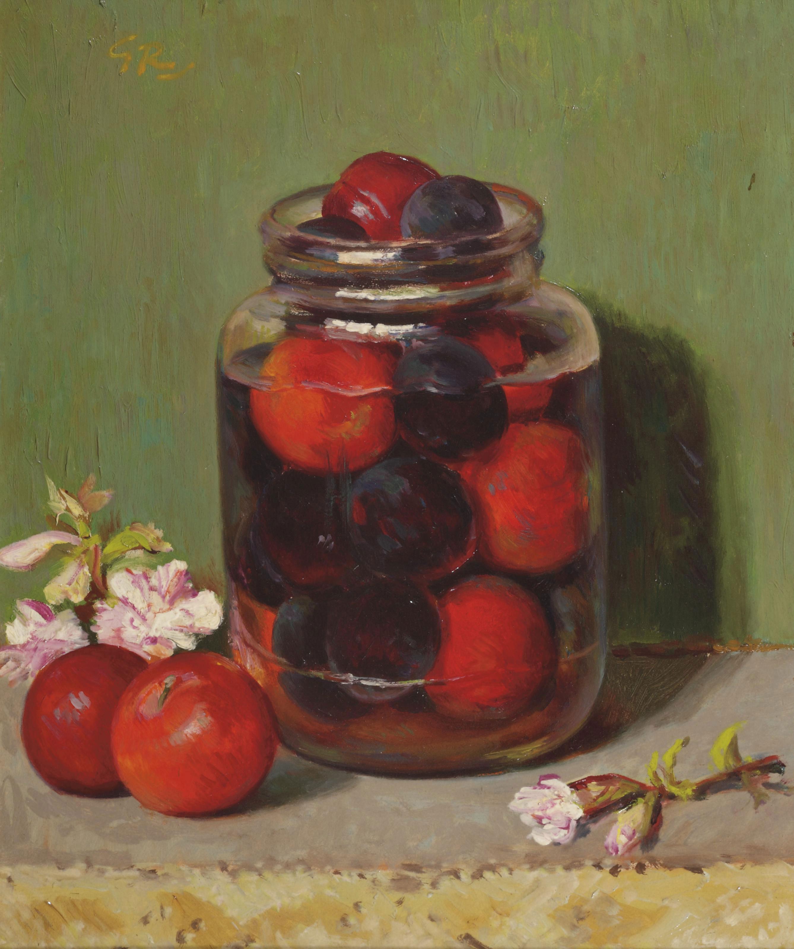 Gerard Victor Alphons Röling - Plums in a pot
