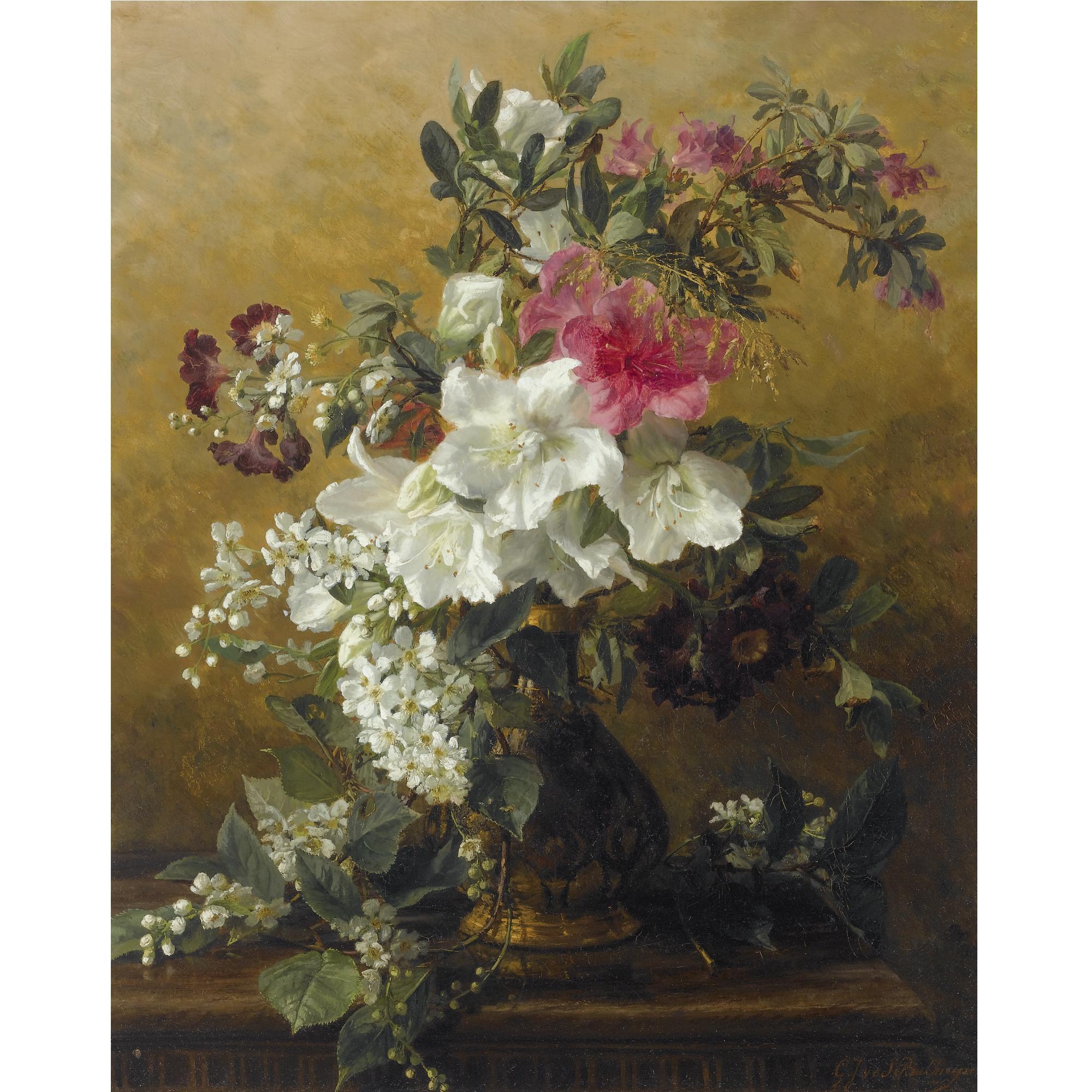 Gerardina Jacoba van de Sande Bakhhuyzen - A Flower Still Life