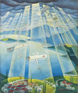 Gerardo Dottori - Aerei - luci