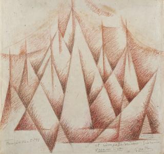 Gerardo Dottori - Idea per quadro (forze ascensionali)