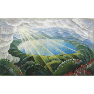 Gerardo Dottori - Paesaggio Con Lago