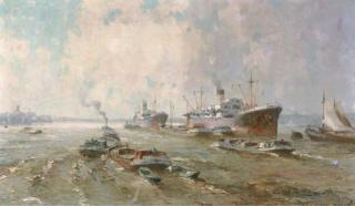 Gerardus Johannes Delfgaauw - Rotterdam harbour