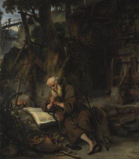 Gerbrand van Den Eeckhout - A Hermit Praying