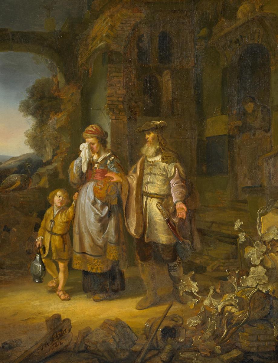 Gerbrand van den Eeckhout - Die Verstoßung der Hagar.
