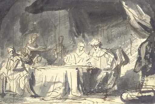 Gerbrand Van den Eeckhout - Esther\'S Feast (Esther 7:1-7)