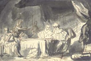 Gerbrand Van den Eeckhout - Esther\'S Feast (Esther 7:1-7)