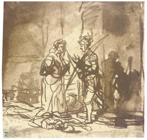 Gerbrand Van den Eeckhout - Jael And Barak With The Corpse of Sisera (Judges 4:12-24)